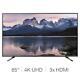 Sharp Large 65 Inch 4k Ultra Hd Smart Tv Internet Wifi Uhd Television Freeview