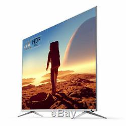 Smart TV+Freeview HD Play 50 Inch Ultra Slim Silver 4K HDR PRO TLC High Quality