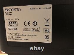 Sony Bravia KD43XE8005 43 Inch 4K Ultra HD HDR Freeview Smart LED TV warranty