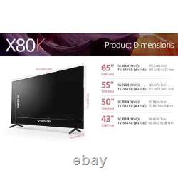 Sony KD65X80KU 65 Inch 4K Ultra HD Smart Google TV