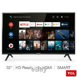TCL 32ES568 32 Inch HD Ready Smart TV with HDR Digital Tuner Pure Image Ultra