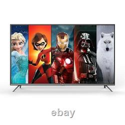 TCL 43 Inch 4K Ultra HD HDR Android Smart TV with Silver Bezel