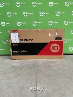 TCL 43 Inch TV Smart 4K Ultra HD QLED Freeview HD 43C725K #LF48624