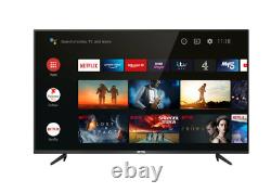 TCL 43P615K 43 Inch 4K Ultra HD Smart Android TV Ultra Slim design with HDR L189