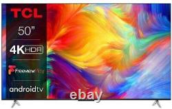 TCL 50 Inch 50P638K Smart 4K Ultra HD HDR Android TV NO STAND COLLECTION ONLY