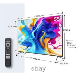 TCL 55C645K 55 Inch LED 4K Ultra HD Smart TV Bluetooth