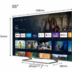 TCL 55C728K 55 Inch TV Smart 4K Ultra HD QLED Freeview HD Dolby Vision