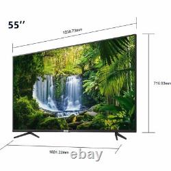TCL 55P610K 55 Inch TV Smart 4K Ultra HD LED Freeview HD