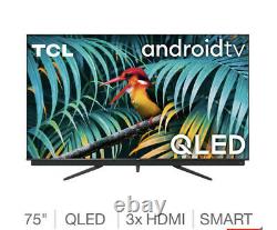 TCL 75C815K 75 Inch TV Smart 4K Ultra HD QLED 3 HDMI Dolby Vision Bluetooth