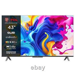 TCL C64 43C645K TV 109.2 cm (43inch) 4K Ultra HD Smart TV Wi-Fi Titanium