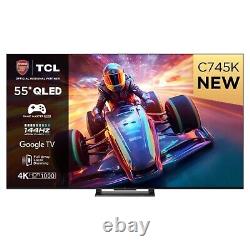 TCL C745K 55 inch Smart 4K Ultra HD Google QLED TV 55C745K