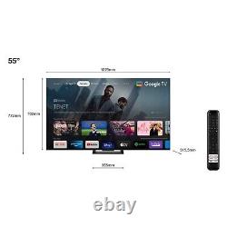 TCL C745K 55 inch Smart 4K Ultra HD Google QLED TV 55C745K