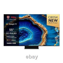 TCL C805K 55 inch Smart Mini LED 4K Ultra HD Google QLED TV 55C805K