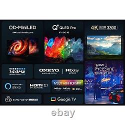 TCL C855K 75 inch Smart Mini LED 4K Ultra HD Google QLED TV 75C855K