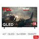 Tcl Smart Tv, Qled 4k Ultra Hd, Androidtv, 60hz In Silver, 43 Inch, 43c720k