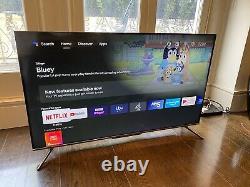 TCL50C715k 50Inch QLED 4k Ultra HD Smart Android TV. No Scratches