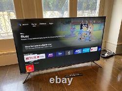 TCL50C715k 50Inch QLED 4k Ultra HD Smart Android TV. No Scratches