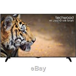 Techwood 65AO6USB 65 Inch 4K Ultra HD Smart LED TV 3 HDMI