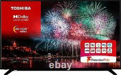 Toshiba 43UL2163DBC 43-Inch Ultra HD LED 4K Smart TV Dolby Freeview RRP £379.00