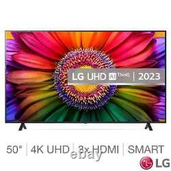 Conception mince LG 50UR80006LJ de 50 pouces 4K Ultra HD HDR10 HLG Mode cinéaste Smart TV