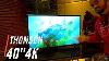 Hindi Thomson 40 Pouces 4k Tv Mains Sur L'examen Ud9 102cm Téléviseur Led Smart Tv 40th1000