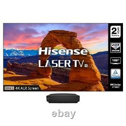 Hisense 100 pouces 4K Ultra HD HDR Smart Laser Projector TV, ÉCRAN NON INCLUS