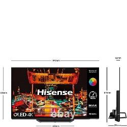 Hisense 55A85HTUK 55 pouces OLED 4K Ultra HD HDR10+ TV intelligente immersive 4K HDR