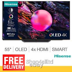 Hisense 55A85KTUK 55 pouces OLED 4K Ultra HD Smart TV