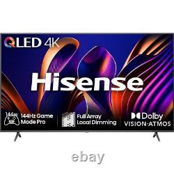 Hisense 65E77NQTUK PRO Téléviseur Intelligent LED 4K Ultra HD de 65 pouces avec Bluetooth WiFi