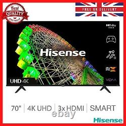 Hisense 70A6BGTUK 70 pouces LED 4K UltraHD Smart TV WiFi Alexa Télécommande Prête Bouton
