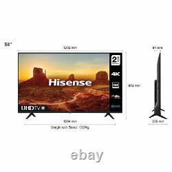 Hisense H58a7100ftuk 58 Pouces Smart 4k Ultra Hd Tv