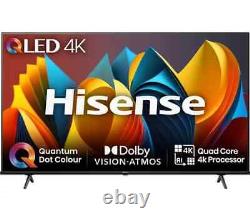 Hisense Modèle 2024 50E7NQTUK 50 pouces LED 4K Ultra HD Smart TV avec WiFi