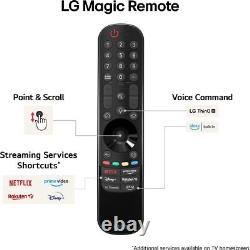 LG 65QNED80T6A Téléviseur LED Smart TV 4K Ultra HD de 65 pouces avec Bluetooth WiFi