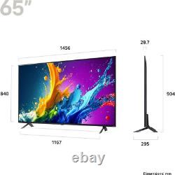 LG 65QNED80T6A Téléviseur LED Smart TV 4K Ultra HD de 65 pouces avec Bluetooth WiFi