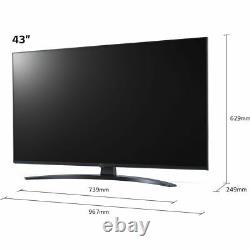 Lg 43up81006lr 43 Pouces Tv Smart 4k Ultra Hd Led Analogique Et Bluetooth Numérique Wifi