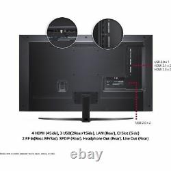 Lg 50nano866pa Tv 50 Pouces Smart 4k Ultra Hd Nanocell Analogique Et Bluetooth Numérique