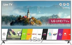 Lg 55uj651v Téléviseur Del Intelligent Avec Technologie Wi-fi Wifi Freeview De 55 Pouces 4k Ultra Hd