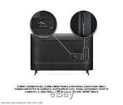 Lg 65un7300 65 Pouces 4k Ultra Hd Hdr Intelligent Wifi Tv Led Noir