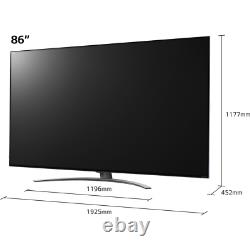 Lg 86nano916pa 86 Inch Tv Smart 4k Ultra Hd Nanocell Analogique Et Bluetooth Numérique