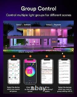 Lumières encastrées intelligentes LED ultra-minces de 3 pouces 7W WiFi Bluetooth