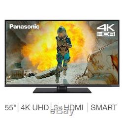 Panasonic 55 Pouces 4k Ultra Hd Smart Tv Grande Télévision Internet Freeview Wifi