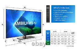 Philips 48OLED808 Téléviseur intelligent OLED 4K Ultra HD HDR Ambilight de 48 pouces