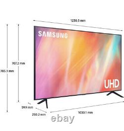Samsung Au7110 55 Pouces Smart Tv (2021 Noir) Ultra Clair Image 4k Tv