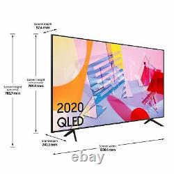 Samsung Qe55q60t 55 Pouces 4k Ultra Hdr Smart Wifi Qled Tv Noir