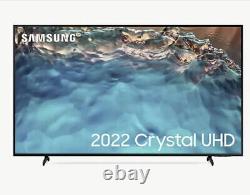 Samsung UE55BU8000 (2022) HDR 4K Ultra HD Smart TV, 55 pouces avec TVPlus, Noir.