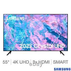 Samsung UE55CU7110KXXU Téléviseur intelligent Ultra HD 4K de 55 pouces (PDSF £475)