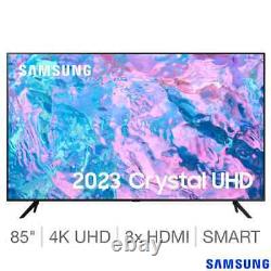 Samsung UE85CU7110KXXU Écran sans limites 85 pouces 4K Ultra HD Crystal Smart TV