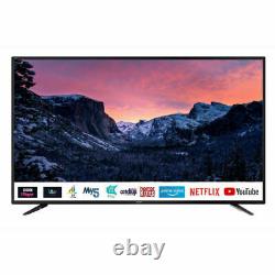 Sharp 40 Pouces 4k Ultra Hd Hdr Smart Led Tv Freeview Jouer Netflix Wi-fi Usb Hdmi