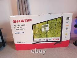 Sharp 40 Pouces 4t-c40bj2ke2fb Ultra Hd 4k Led Smart Tv Avec Harman Kardon Sound