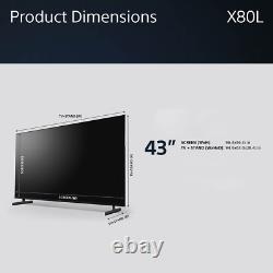 Sony KD43X80LU 43 pouces 4K Ultra HD Smart Google TV